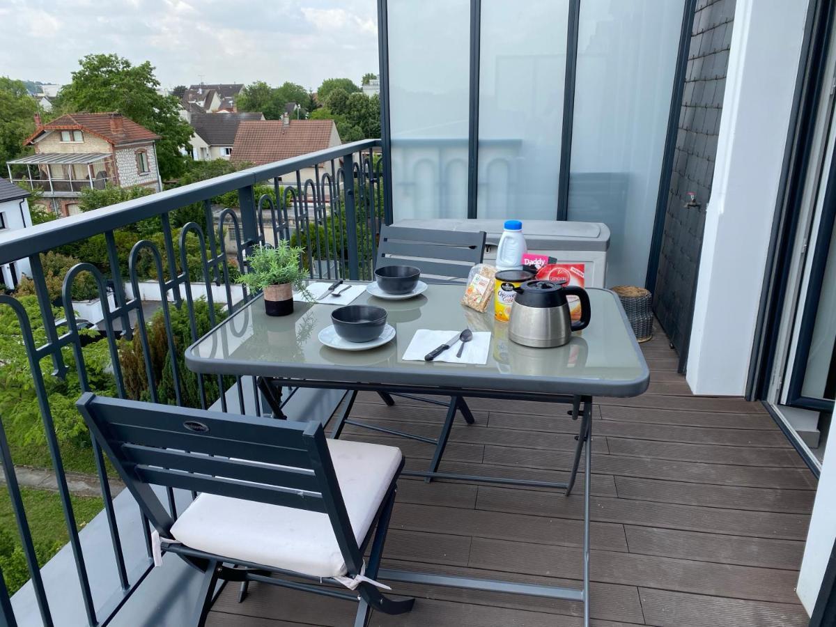 35M2 Neuf, Plein Sud, Dernier Etage Avec Terrasse Appartement Noisy-le-Grand Buitenkant foto